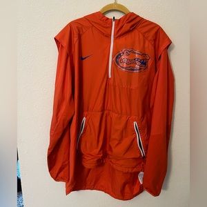 Men's Nike Orange Florida Gators 2017 Sideline Fly Rush Half-Zip Jacket